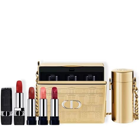 dior lipstick set with bag|christian dior lipstick bag.